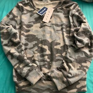 Camo long sleeve shirt